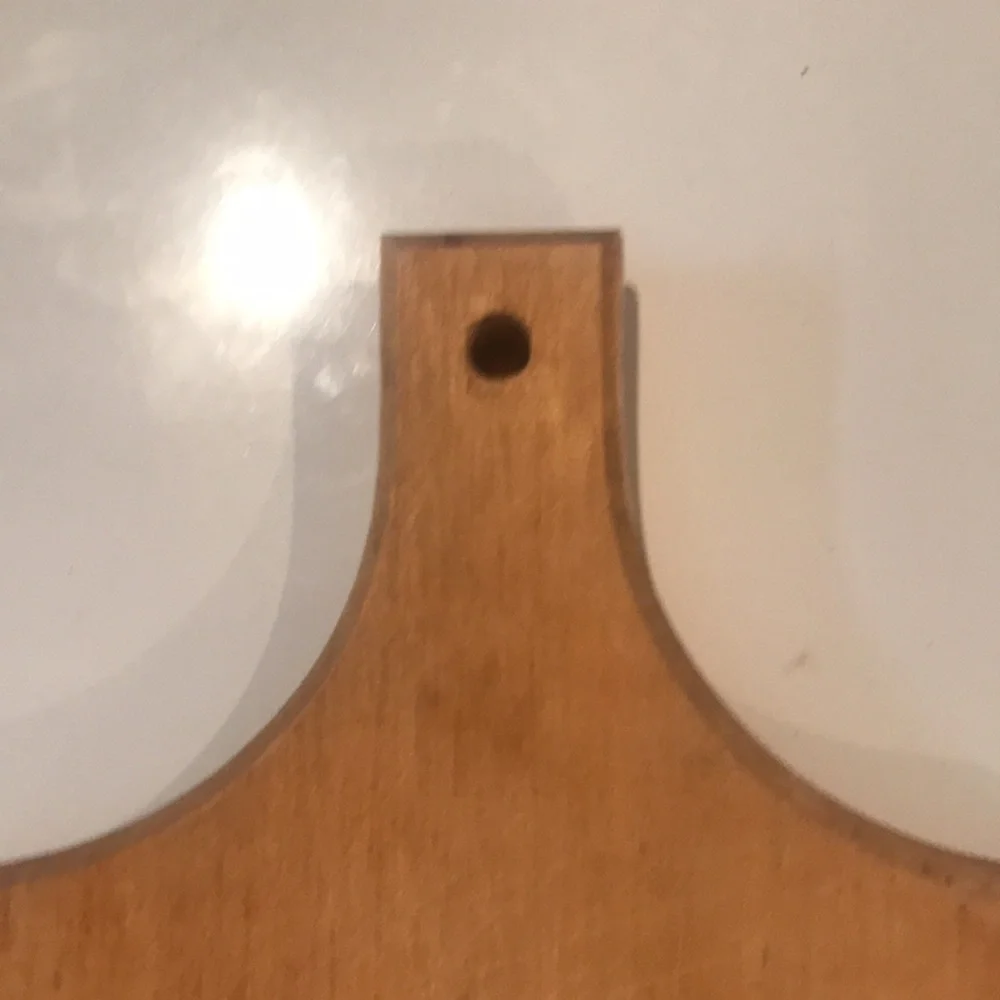 Vintage Carrot Wood Cutting Board